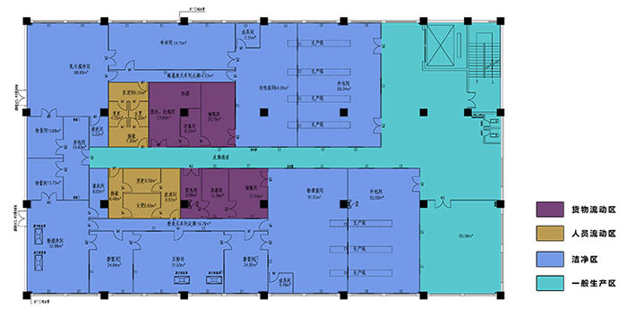 化妝品車間平面布局圖